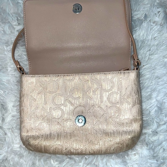 Calvin Klein - small clutch - beige color - Picture 3 of 7